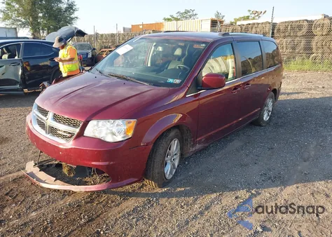 2018 Dodge Grand Caravan Sxt z USA, uszkodzony, nr VIN 2C4RDGCG1JR264025